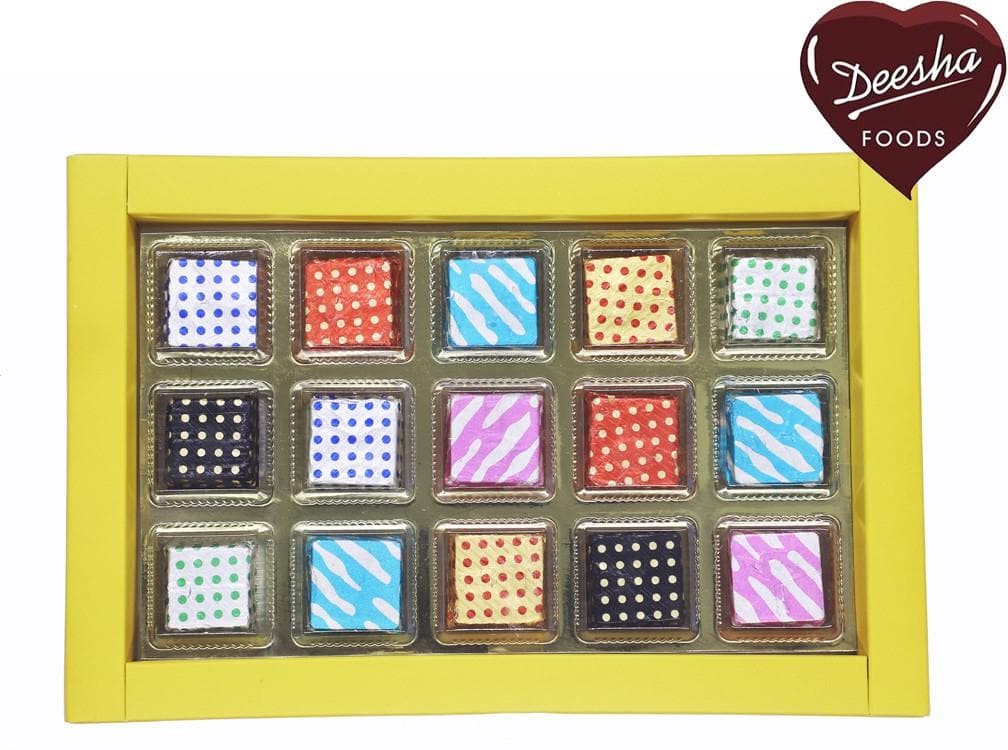 Deesha Foods Deesha Milk Chocolates 15 Bars (15 x 13.33 g) | Grab2Buy