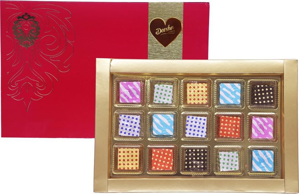 Deesha Foods Deesha Milk Chocolates 15 Bars (15 x 13.33 g) | Grab2Buy