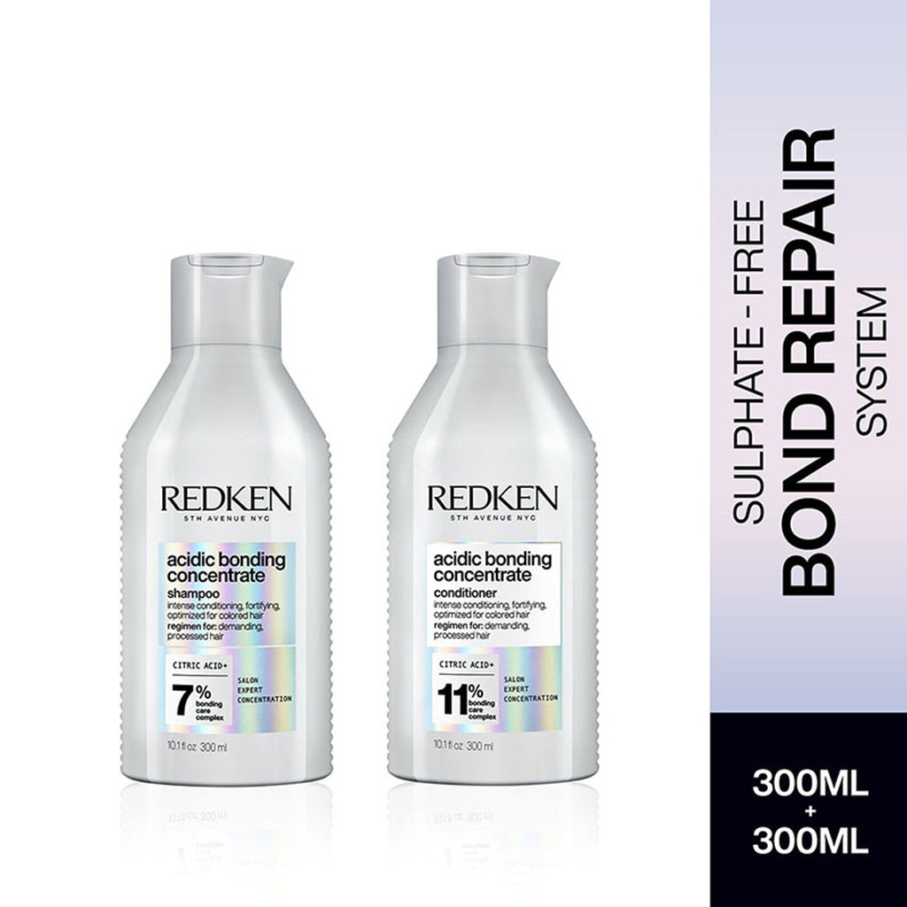 Redken Damaged Hair Combo - Acidic Bonding Concentrate Shampoo & Conditioner | Grab2Buy