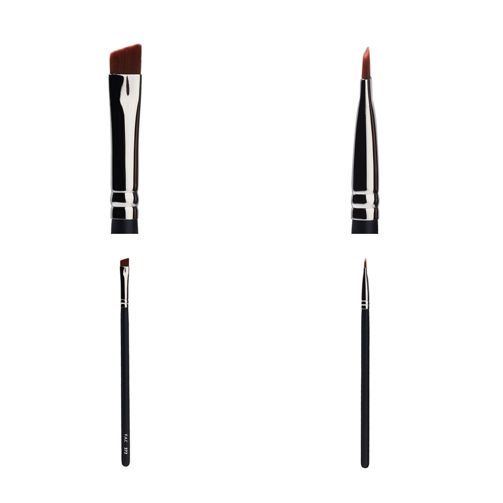 PAC Studio Eyeliner Brush 372 - Fine Tip Angled Eyeliner Brush, Suitable for Winged Liners or Filling Brows