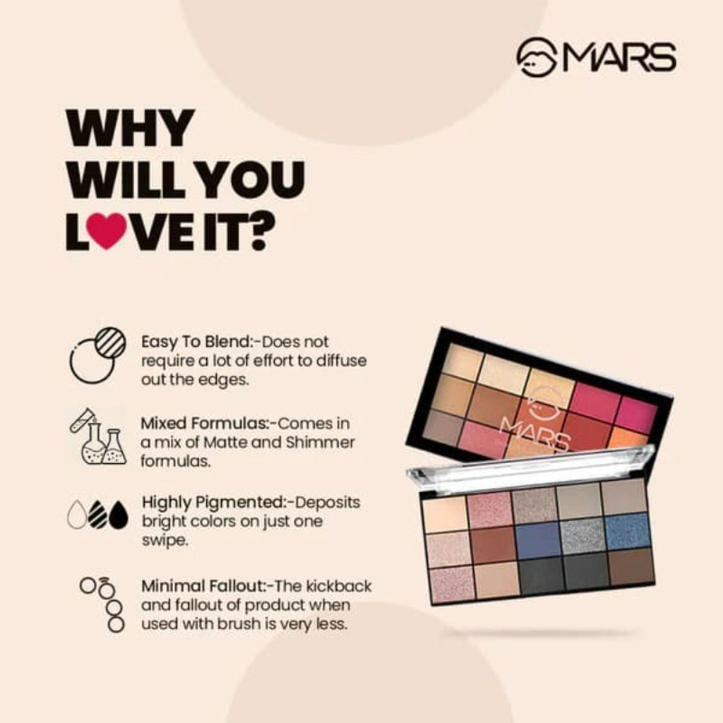MARS Cosmetics Fantasy 15 Eyeshadow Palette - 2