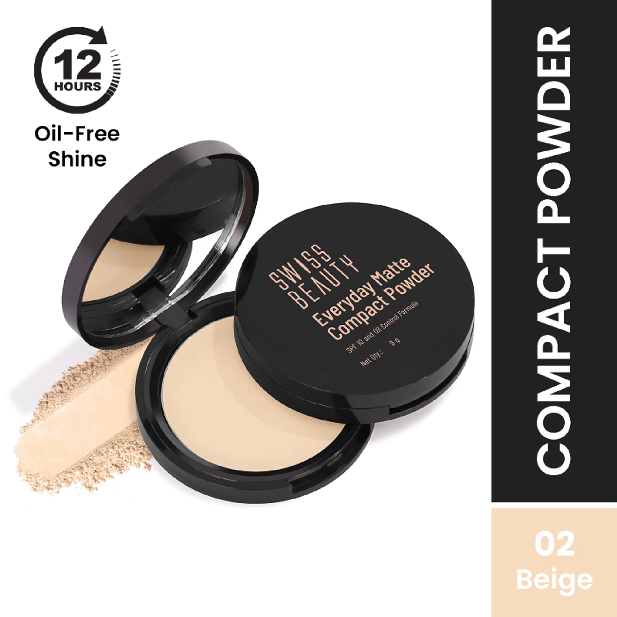 Swiss Beauty Everyday Matte Compact - 2 Beige | Grab2Buy