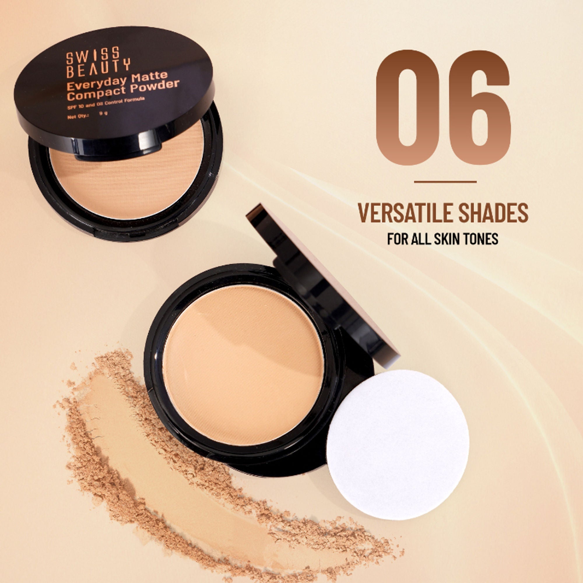 Swiss Beauty Everyday Matte Compact - 3 Vanilla | Grab2Buy
