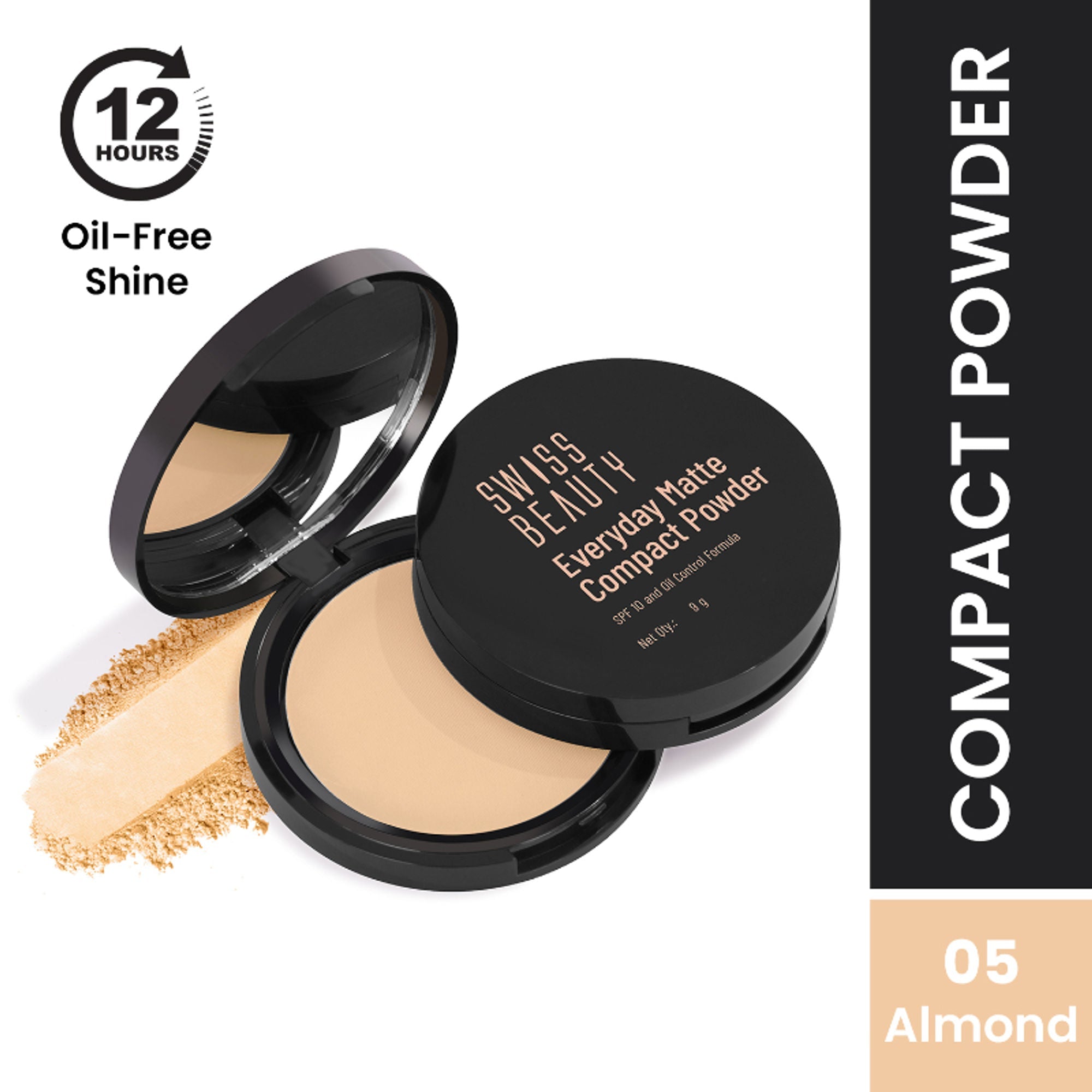 Swiss Beauty Everyday Matte Compact - 5 Almond | Grab2Buy