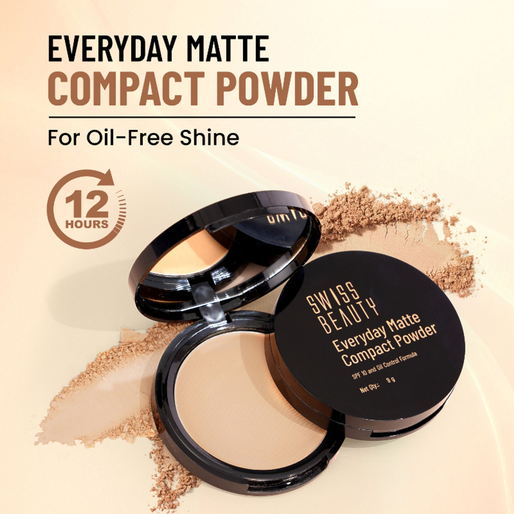 Swiss Beauty Everyday Matte Compact - 5 Almond | Grab2Buy