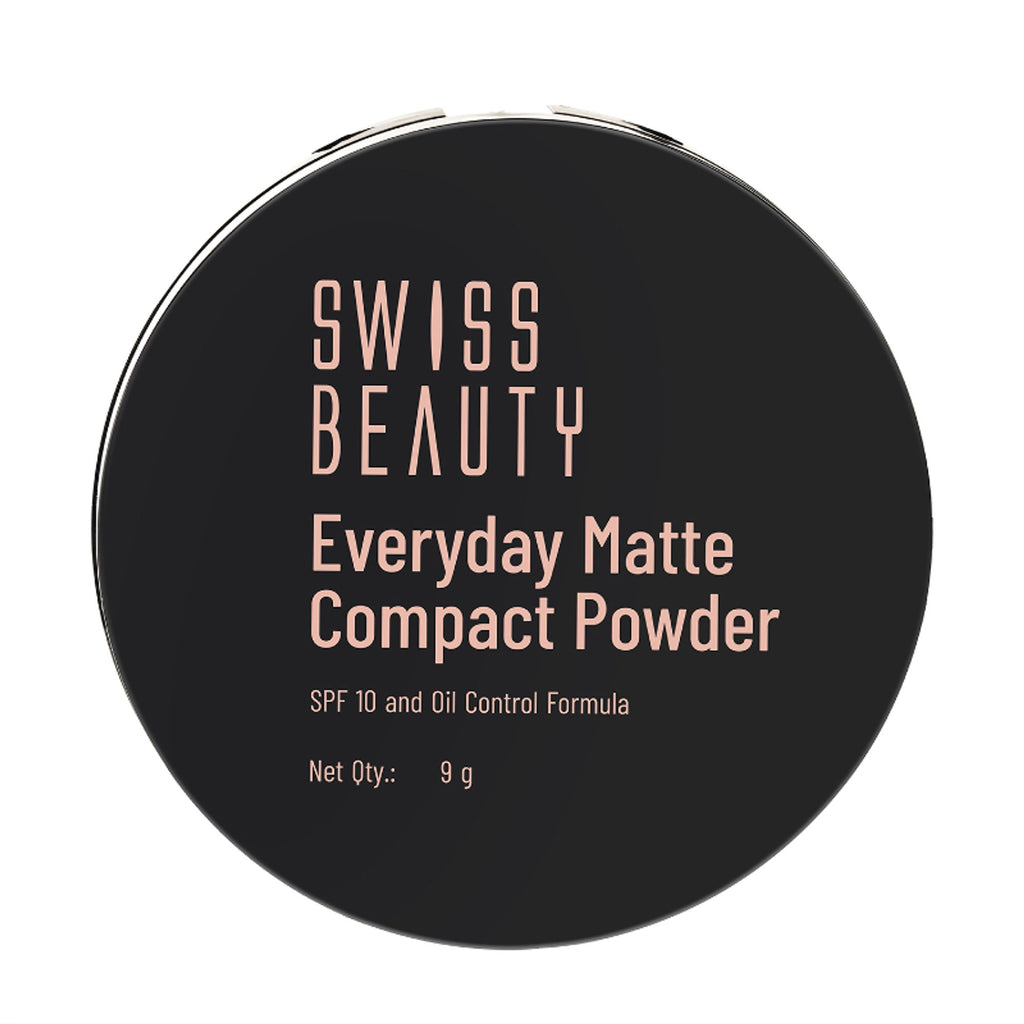 Swiss Beauty Everyday Matte Compact - 5 Almond