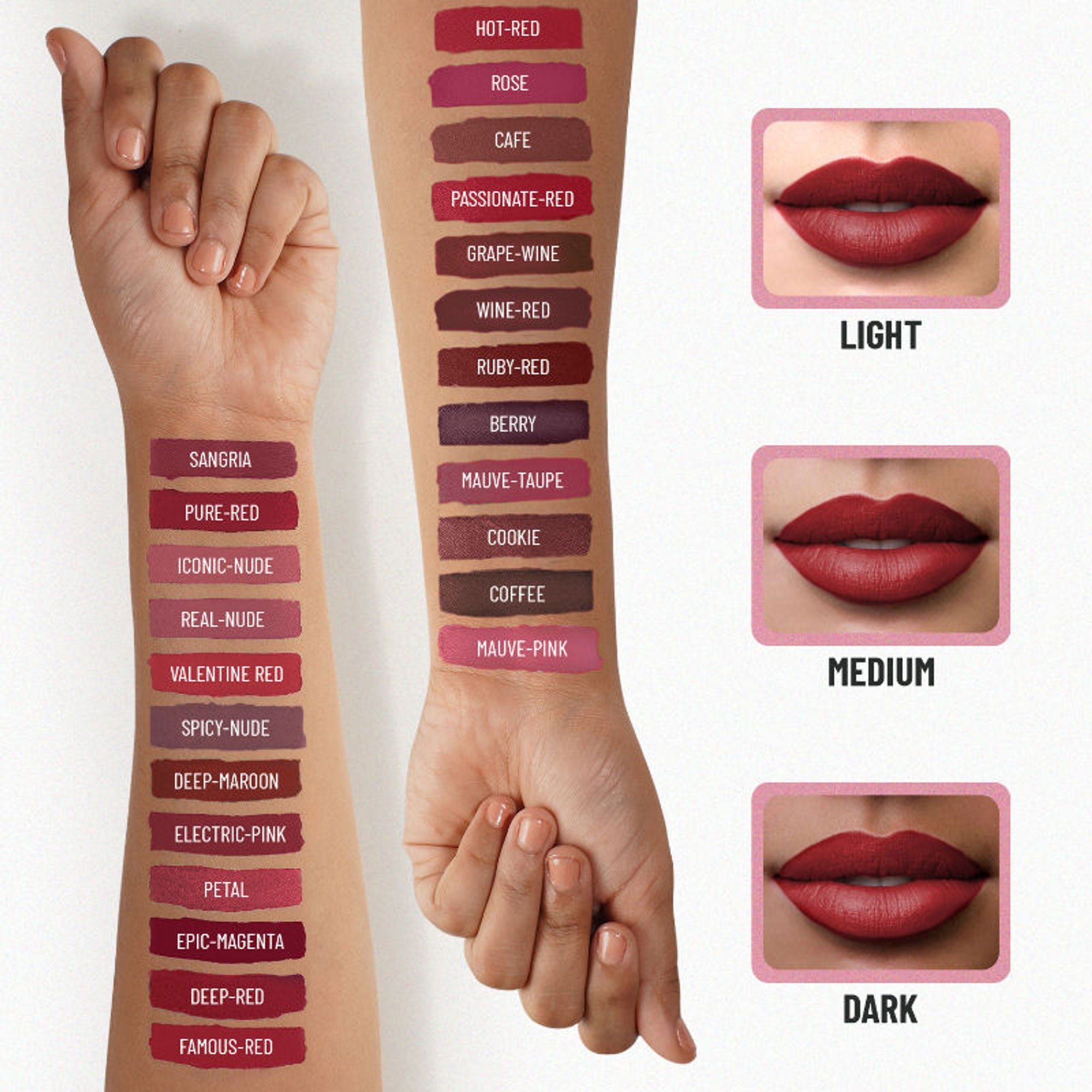 Swiss Beauty Ultra Smooth Matte Liquid Lipstick - 21 Peach Red