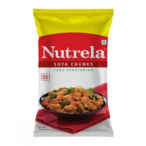 Nutrela Soya Chunks - 100 % vegetarian | Grab2Buy