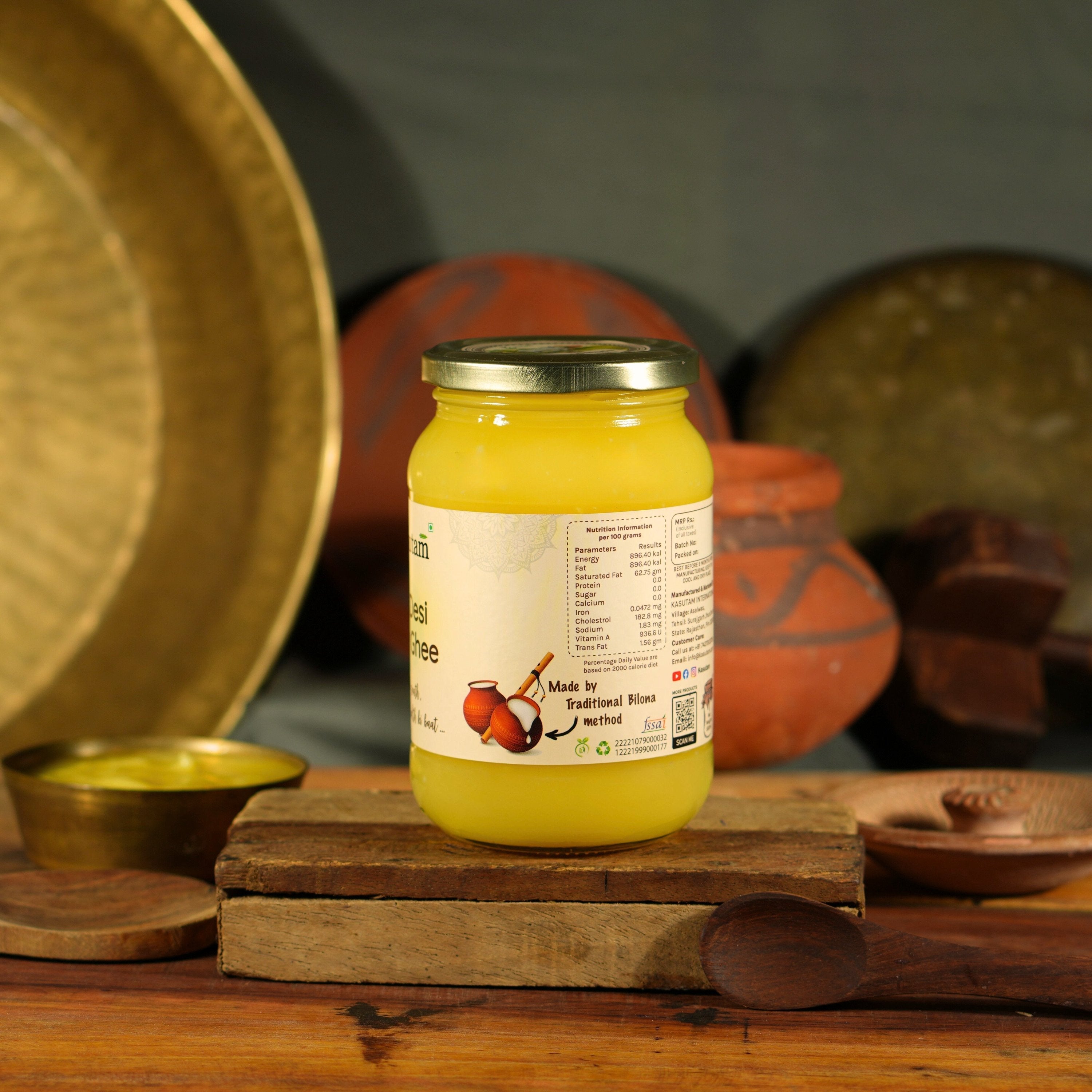 Kasutam A2 Desi Cow Bilona Ghee | Swadesiicart
