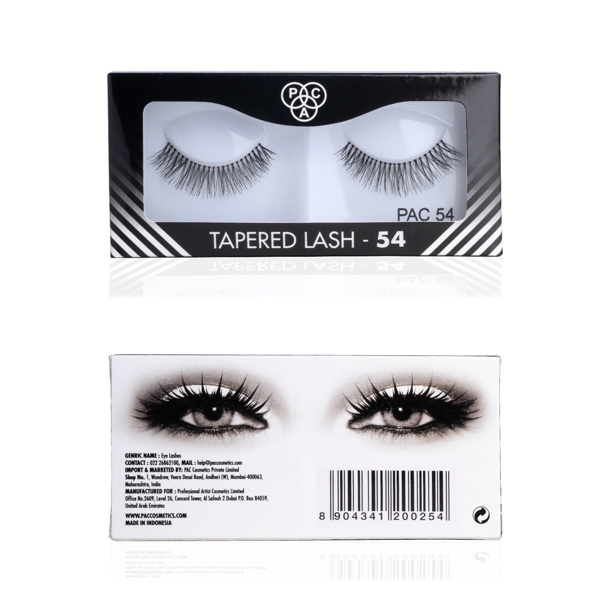 PAC Studio Tapered Lash 54 - Handmade Natural Looking, Reusable up to 12x, Seamlessly Blends with Lashes | Grab2Buy