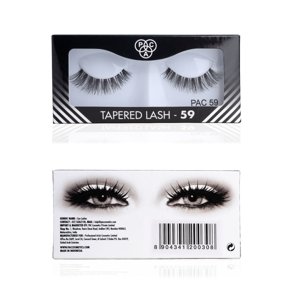 PAC Studio Tapered Lash 59 - Handmade Natural Looking, Reusable up to 12x, Seamlessly Blends with Lashes