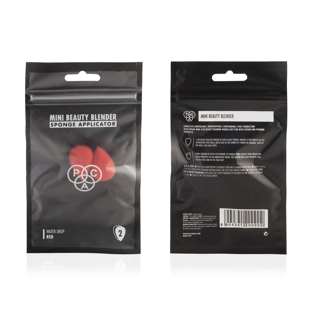 Mini Sponge Set Water Drop - Red