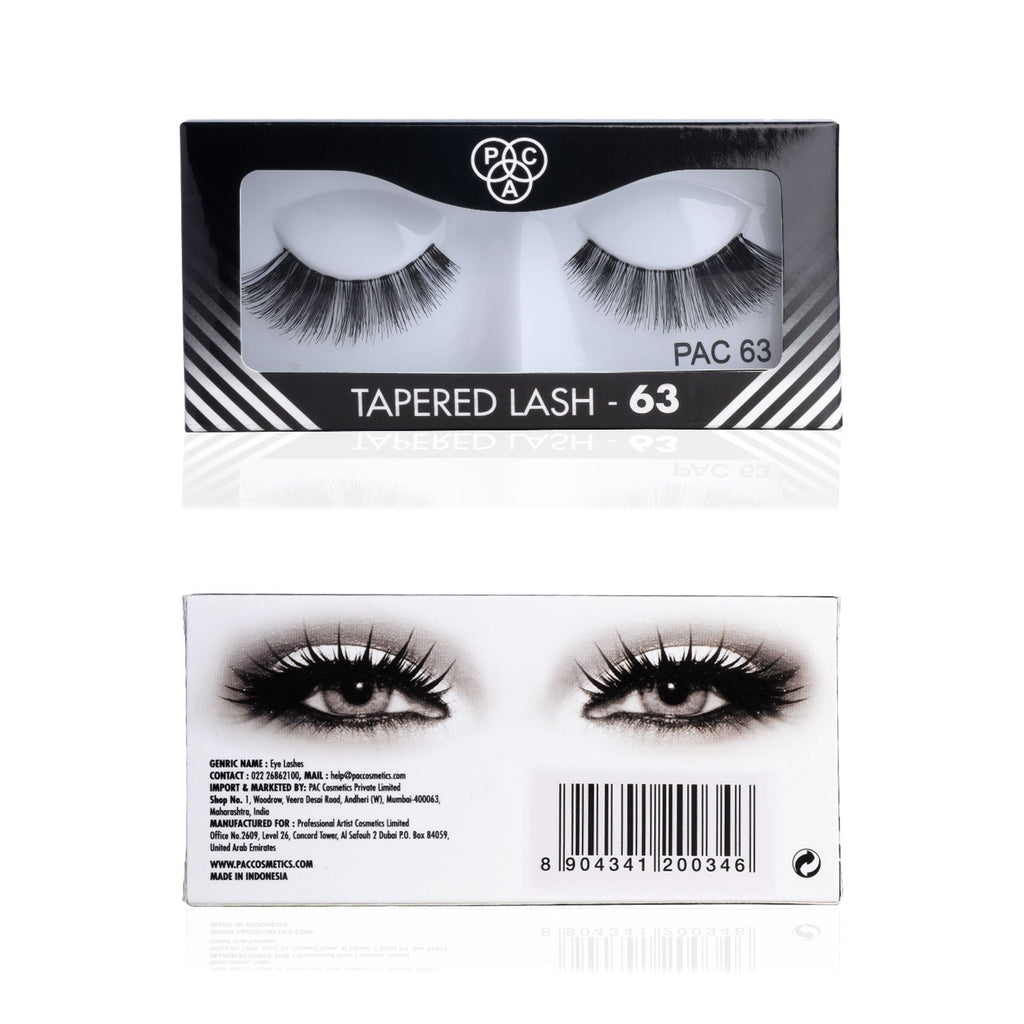PAC Studio Tapered Lash 63 - Handmade Natural Looking, Reusable up to 12x, Seamlessly Blends with Lashes