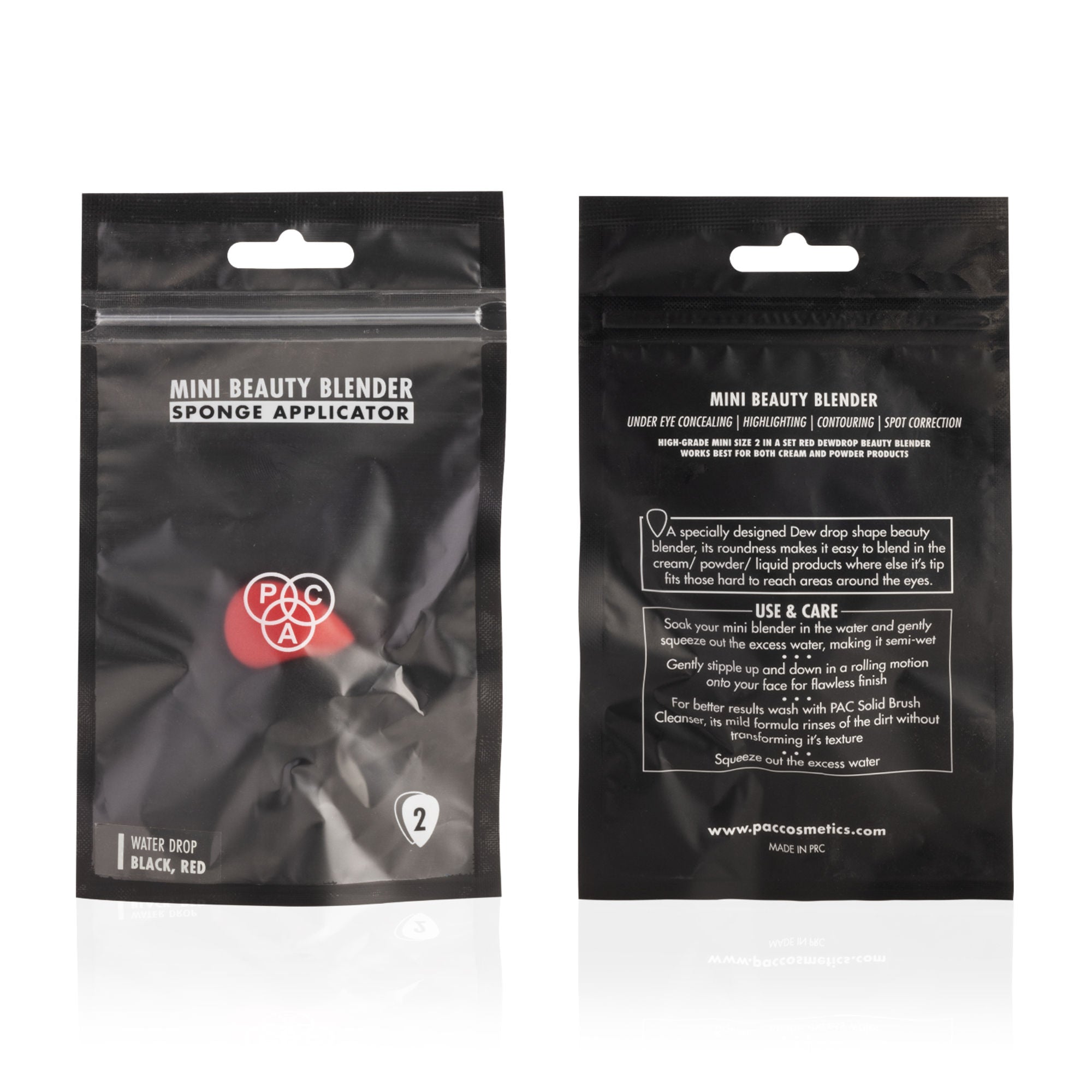 PAC Studio Mini Blender - Miracle (2 Pcs) (Red + Black) | Grab2Buy