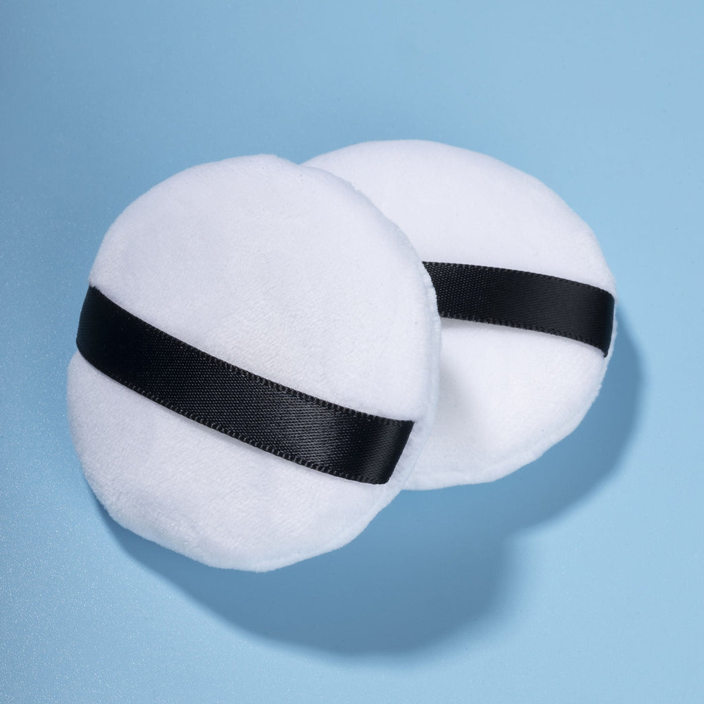 PAC Studio Medium Cotton Round Puff - White 2 Pc