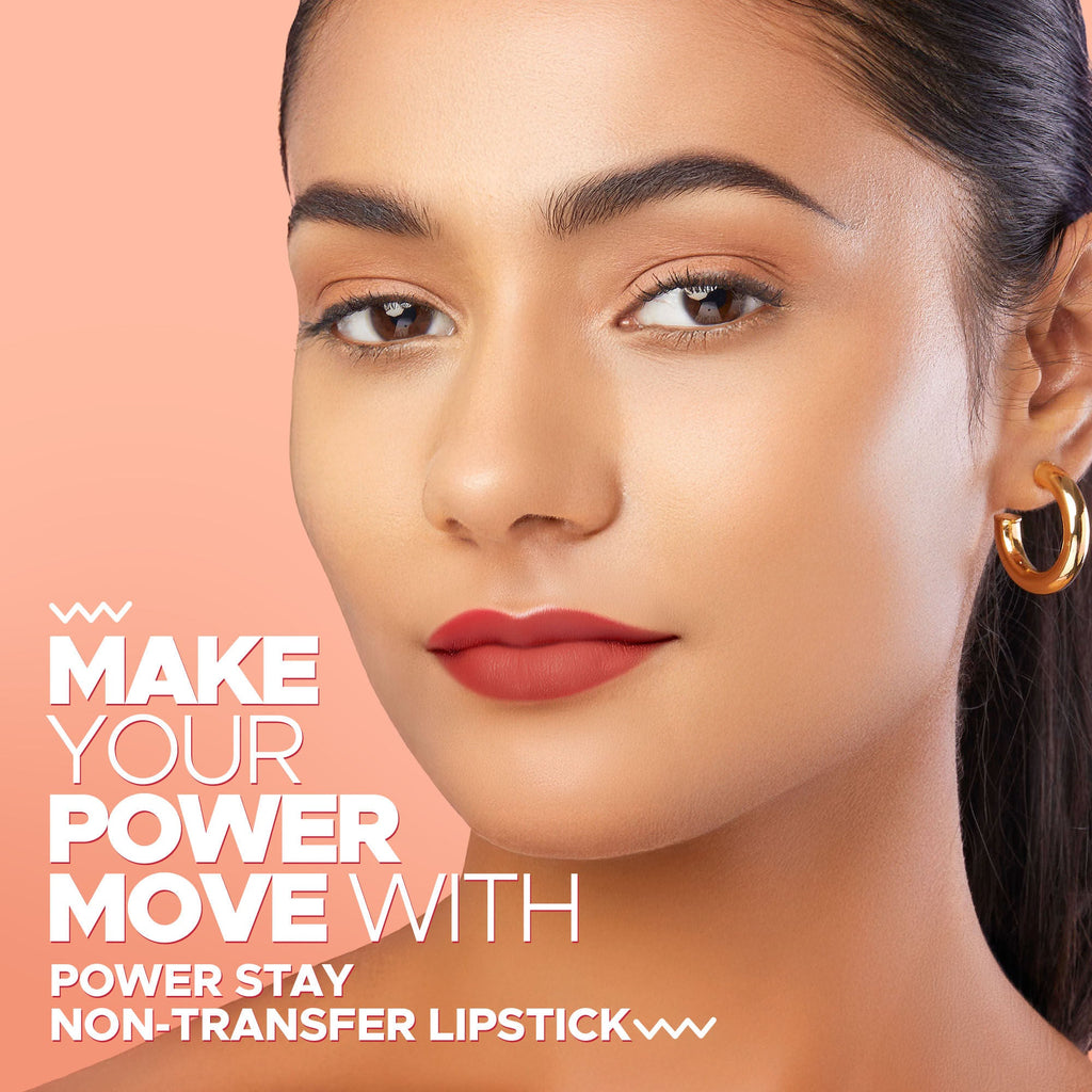Hilary Rhoda Power Stay Non Transfer Lipstick - Cuddle Nude 01 | Grab2Buy