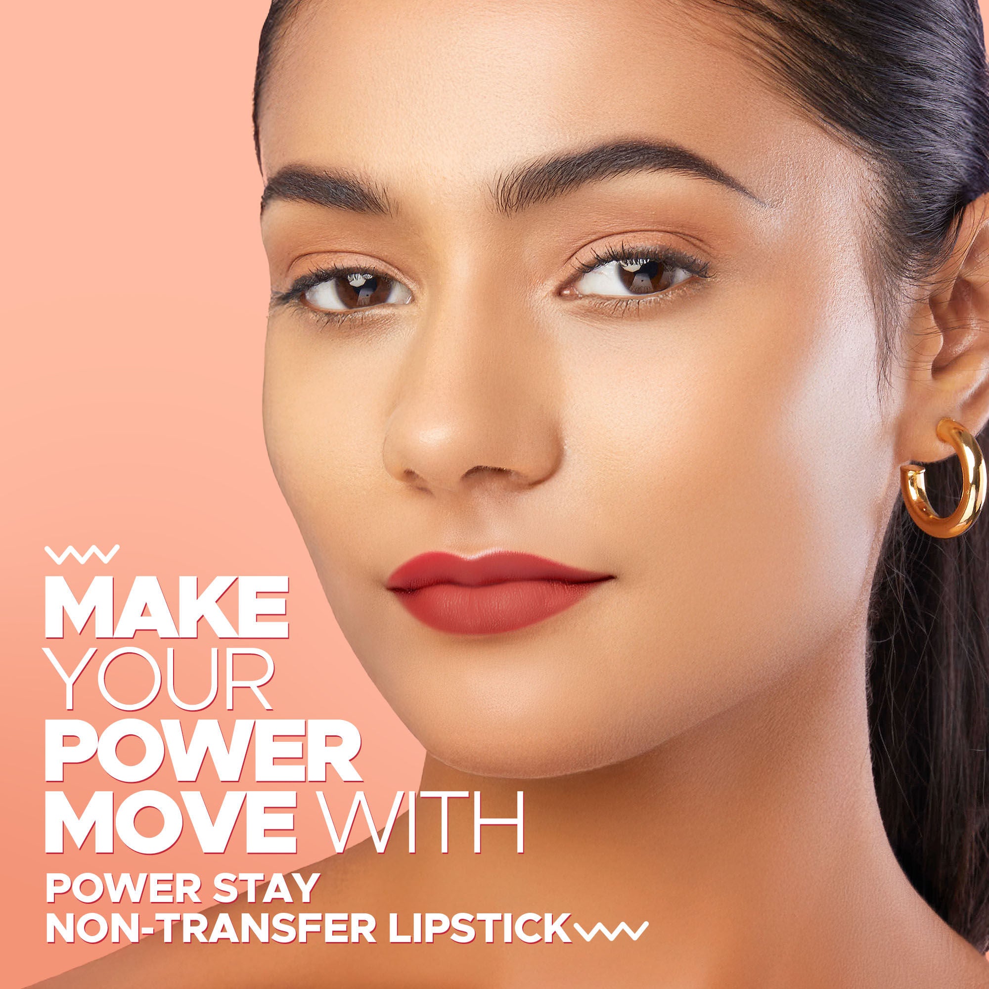Hilary Rhoda Power Stay Non Transfer Lipstick - Cuddle Nude 01 | Grab2Buy