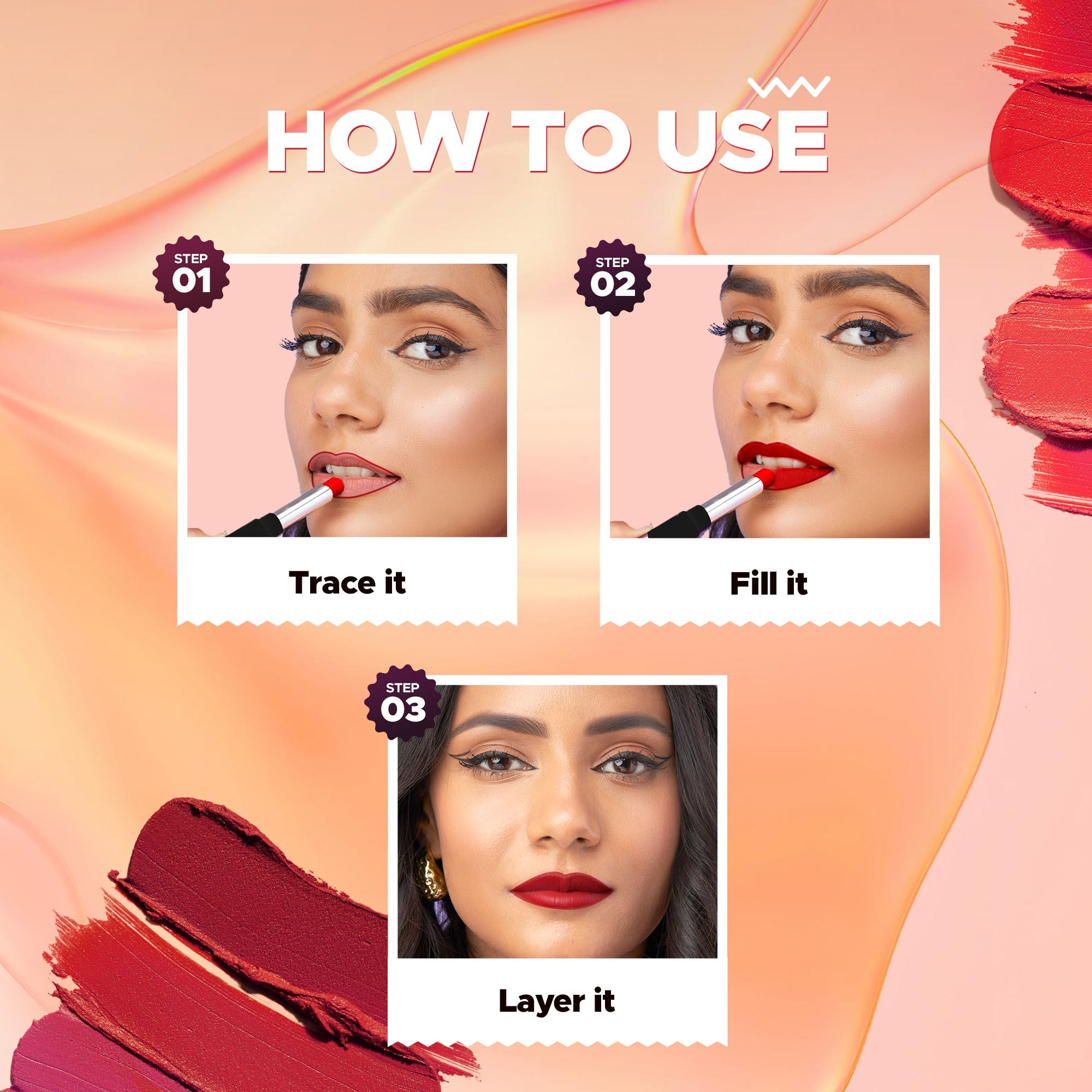 Hilary Rhoda Power Stay Non Transfer Lipstick - Cuddle Nude 01 | Grab2Buy