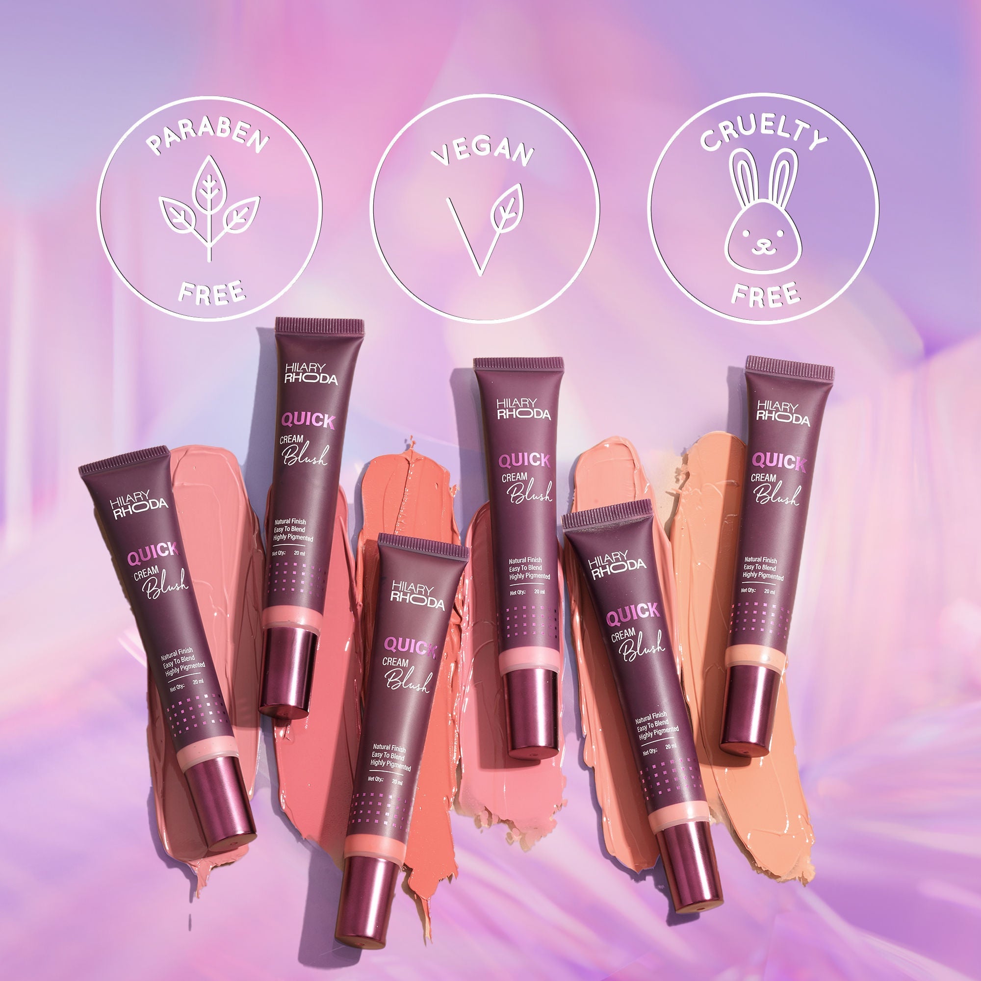 Hilary Rhoda Quick Cream Blush - Mauve Madness 03 | Grab2Buy