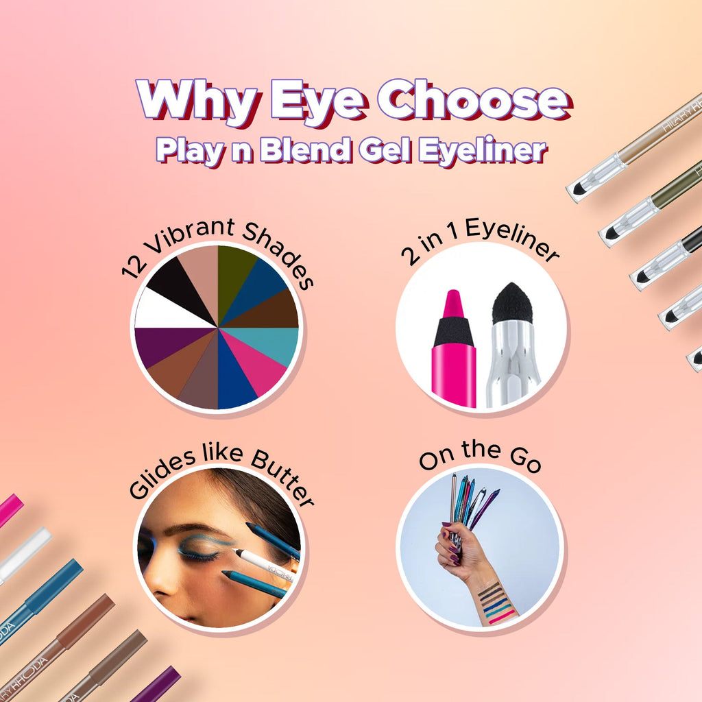 Hilary Rhoda Play N Blend Gel Eyeliner - Pure White 08 | Grab2Buy