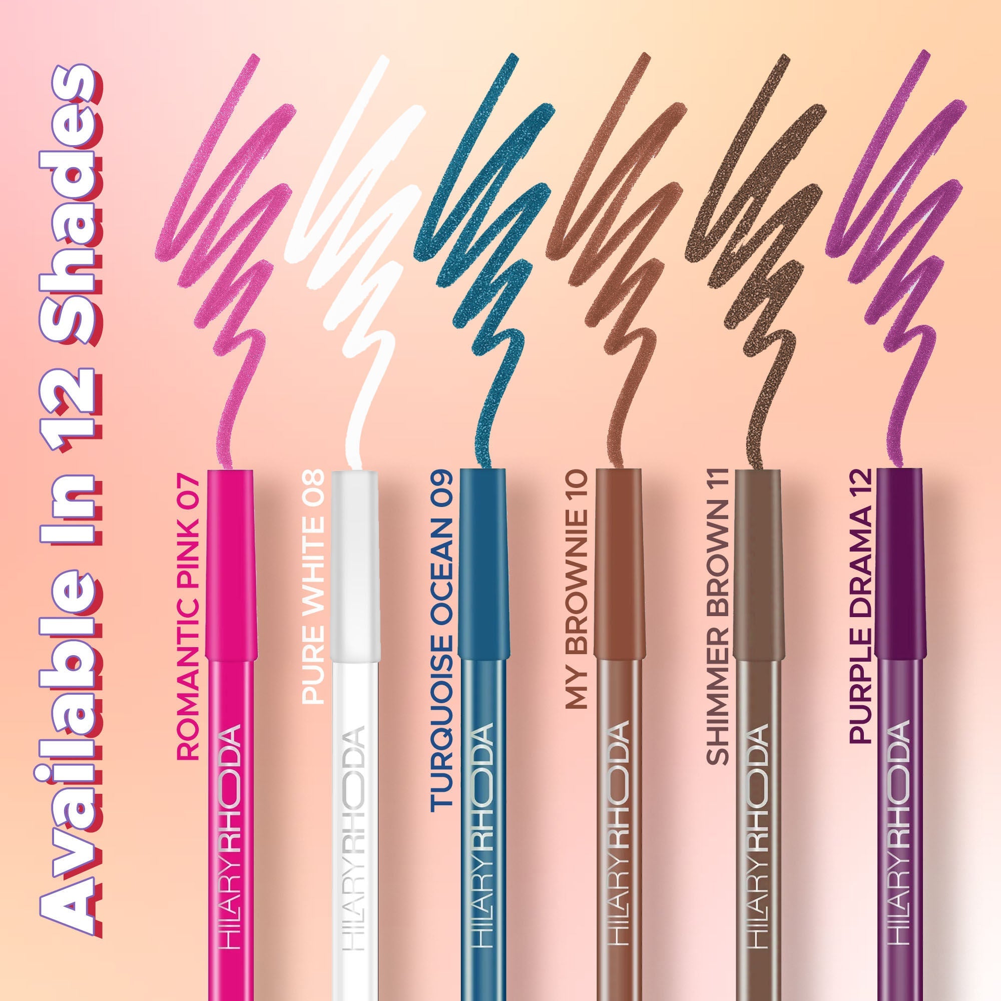 Hilary Rhoda Play N Blend Gel Eyeliner - Pure White 08 | Grab2Buy