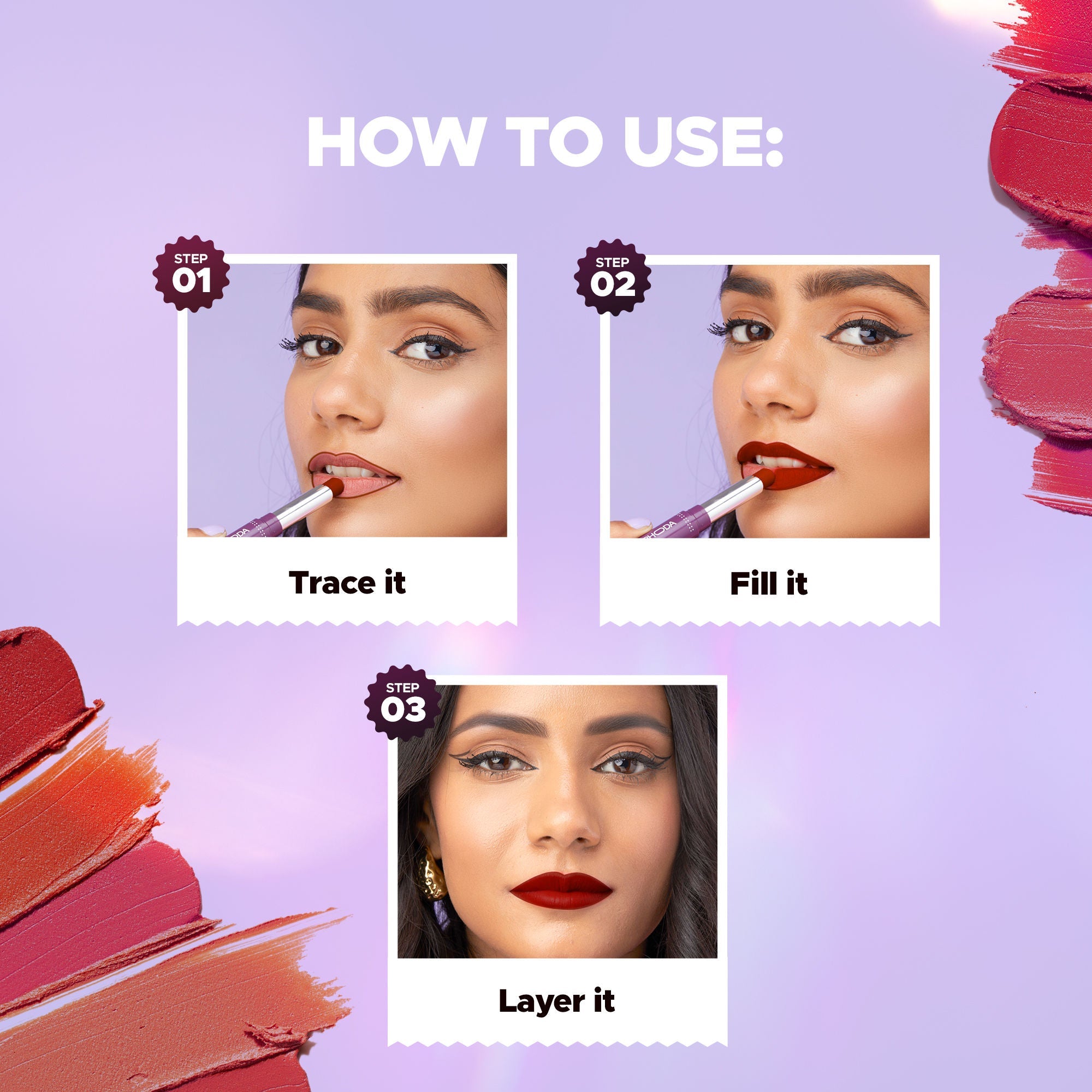 Hilary Rhoda Pro Matte Non-Transfer Waterproof Lipstick - Red Russian 18
