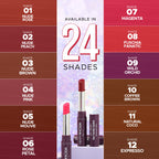 Hilary Rhoda Pro Matte Non-Transfer Waterproof Lipstick - Maroon 19 | Grab2Buy
