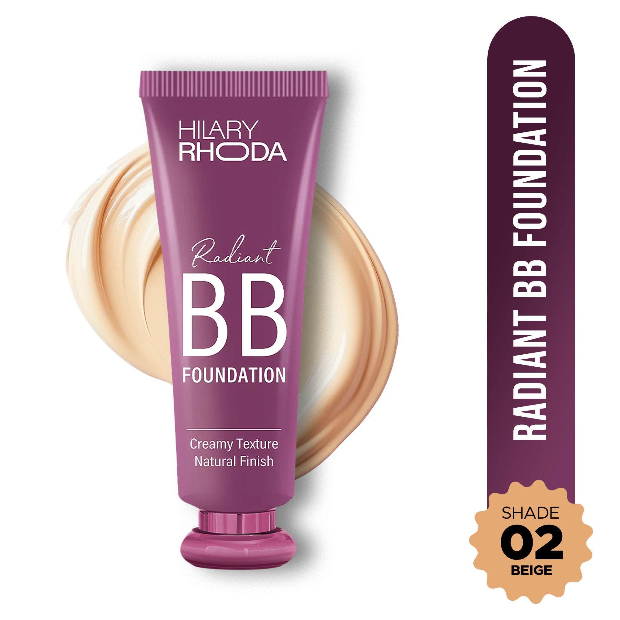 Hilary Rhoda Radiant Bb Foundation - Beige 02 | Grab2Buy