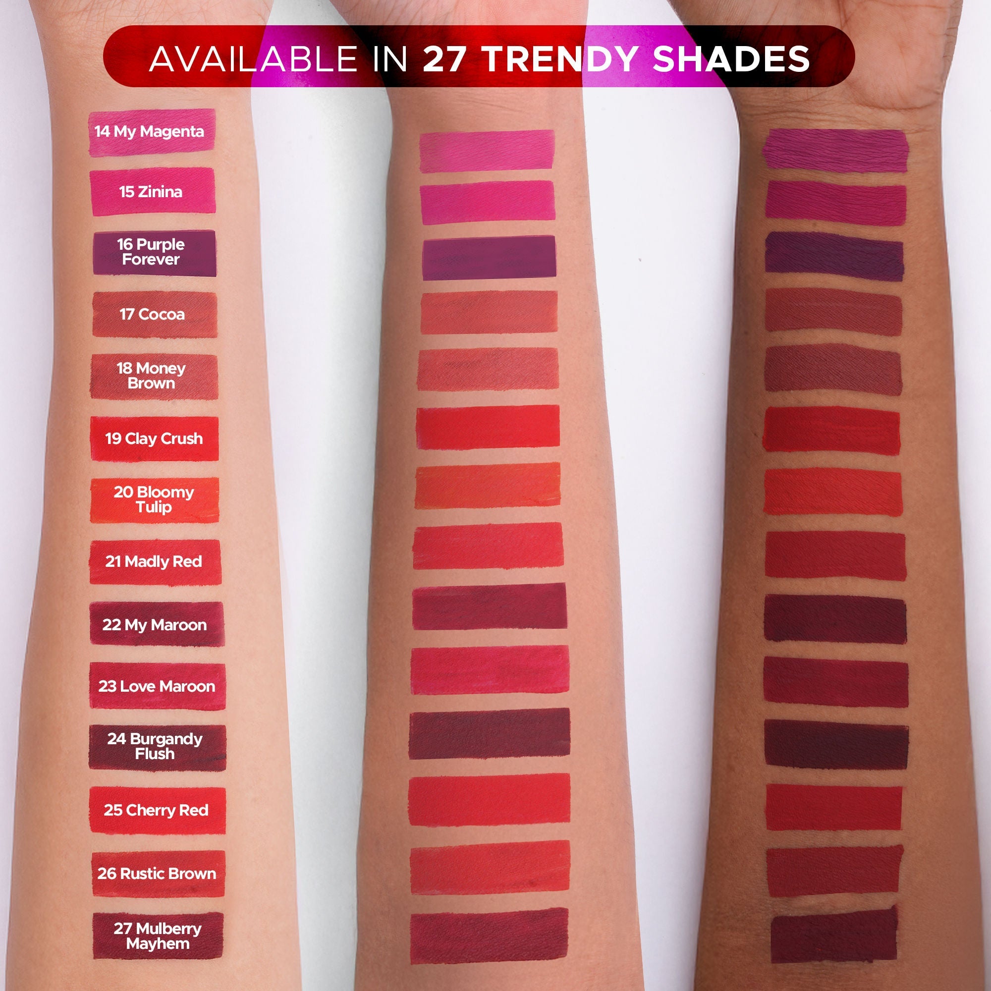 Hilary Rhoda Matte Love Non Transfer Liquid Lipstick - Dusky Mouve 06 | Grab2Buy
