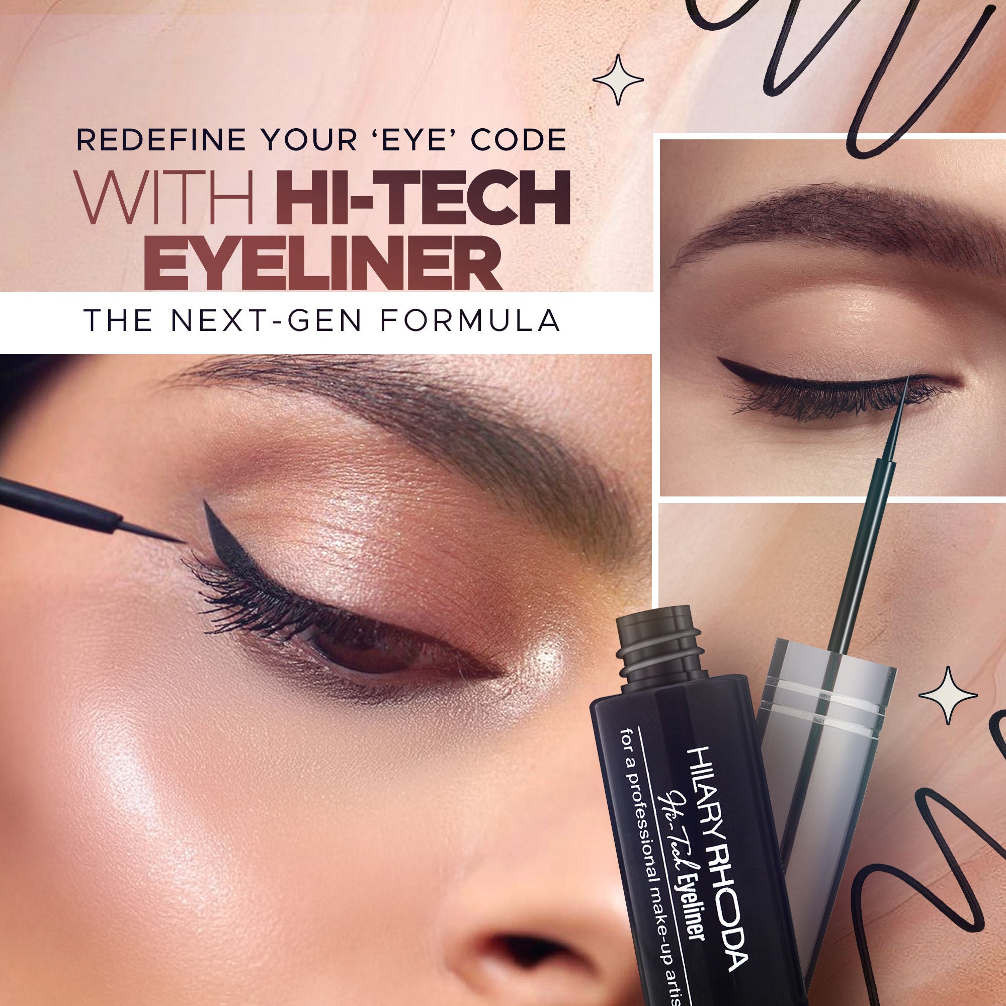 Hilary Rhoda Hi-Tech Waterproof Eyeliner | Grab2Buy