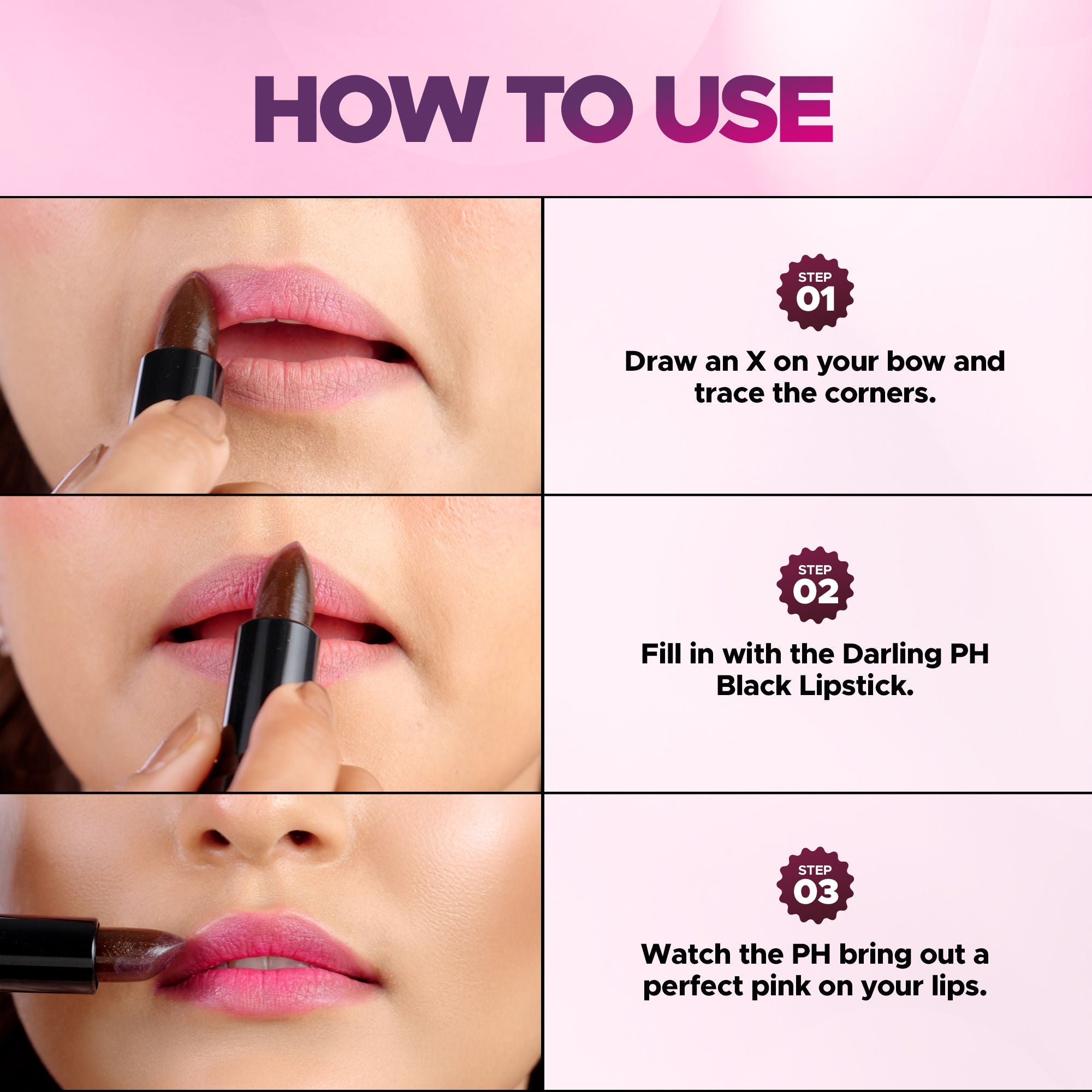 Hilary Rhoda Darling Ph Black Lipstick | Grab2Buy