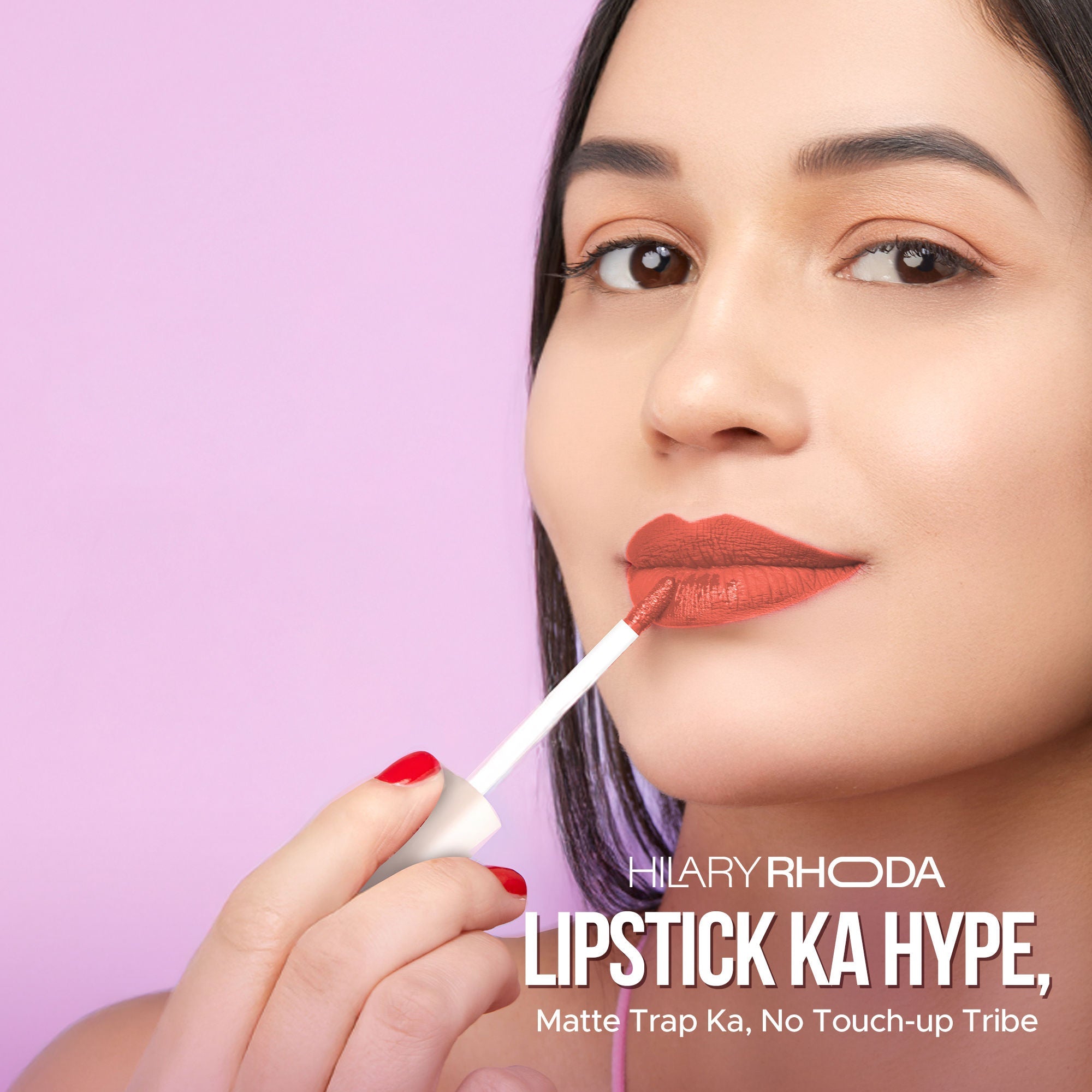 Hilary Rhoda Matte Trap Liquid Lipstick - Indi Brown 05 | Grab2Buy