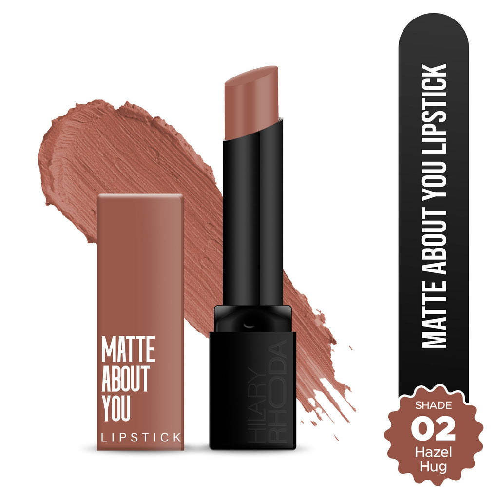 Hilary Rhoda Matte About You Lipstick - Hazel Hug 02 | Grab2Buy