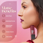 Hilary Rhoda Matte About You Lipstick - Divine Wine 09