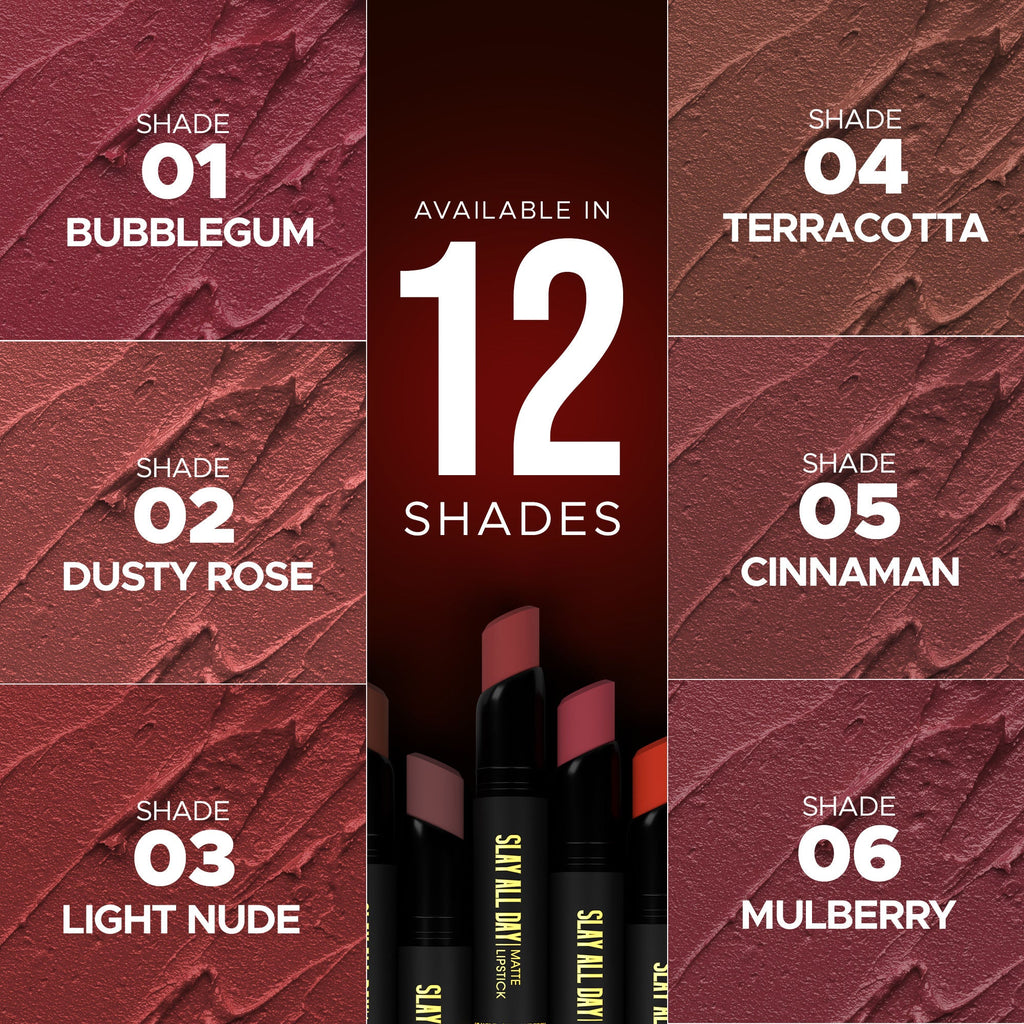 Hilary Rhoda Slay All Day Matte Lipstick - Cinnamon 05 | Grab2Buy