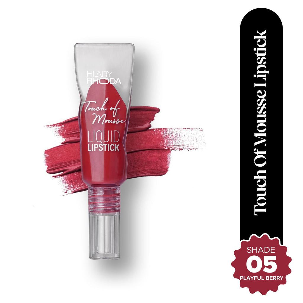 Hilary Rhoda Touch Of Mousse Waterproof Lipstick - Playful Berry 05 | Grab2Buy