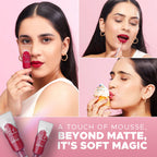 Hilary Rhoda Touch Of Mousse Waterproof Lipstick - Ruby Pink 08