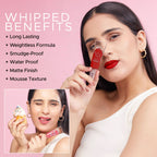Hilary Rhoda Touch Of Mousse Waterproof Lipstick - Exposed Red 09