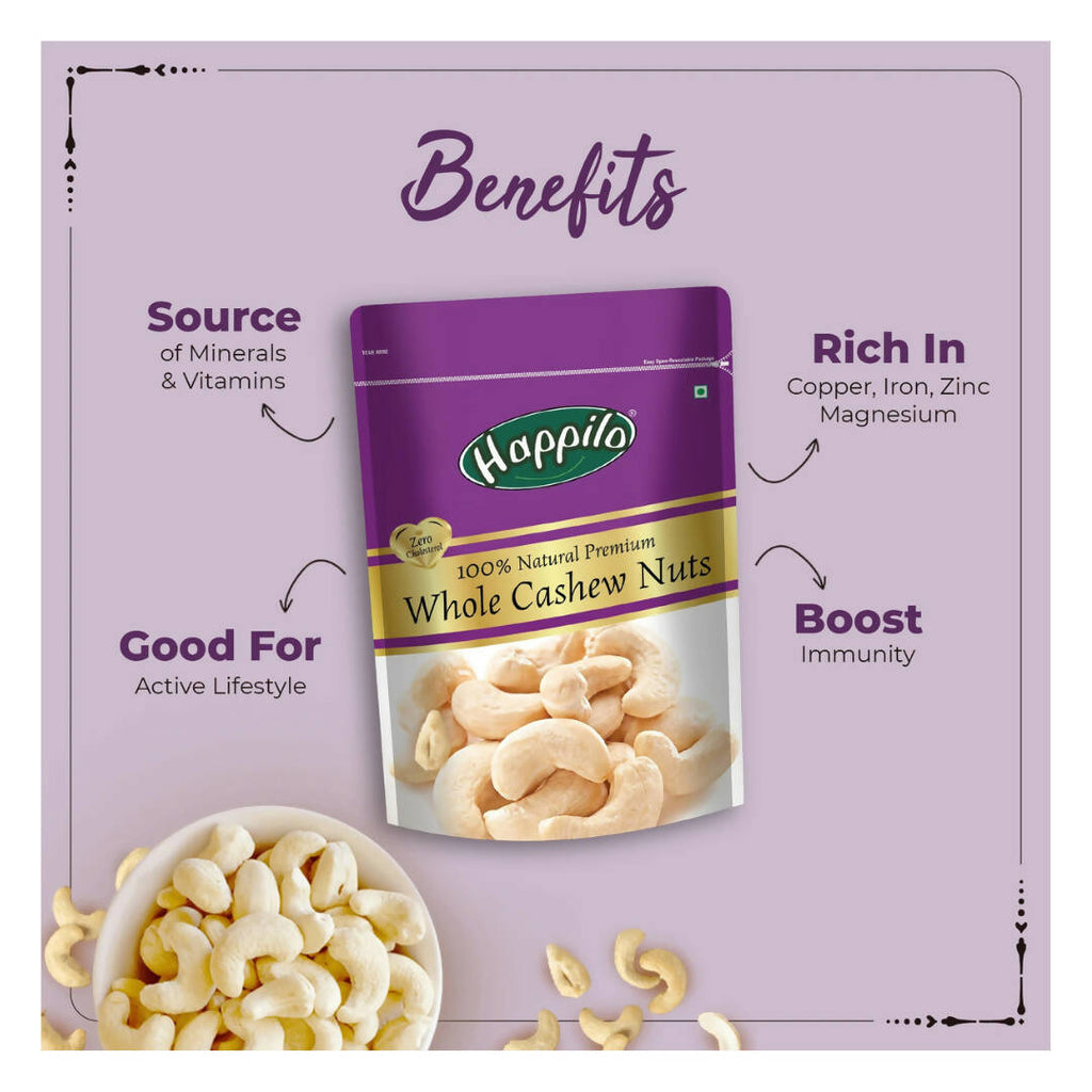 Happilo Premium Whole Cashew Nuts | Grab2Buy