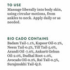 Biotique Advanced Ayurveda Bio Avocado Stress Relief Body Massage Oil