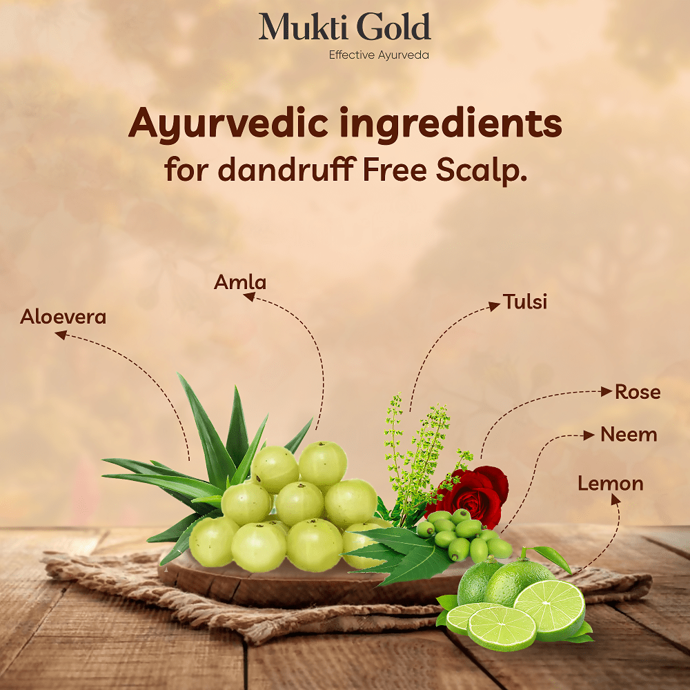 Axiom Mukti Gold Herbal Hair Wash + Conditioner | Grab2Buy