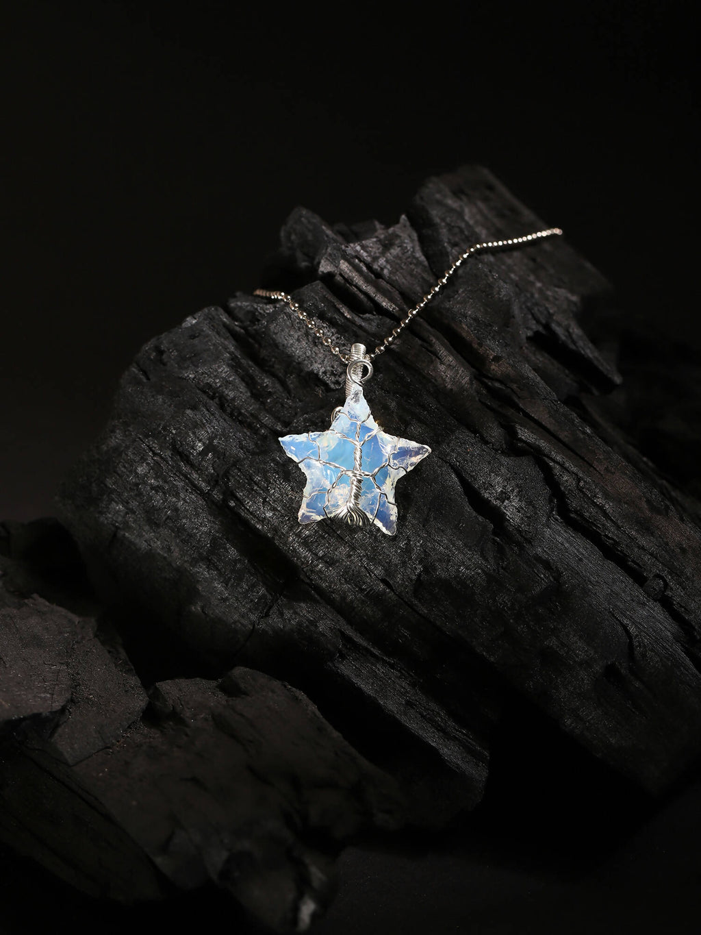 Women's Silver-Toned Blue Silver-Plated Handcrafted Chain - Ruby Raang | Grab2Buy
