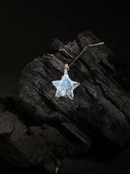 Women's Silver-Toned Blue Silver-Plated Handcrafted Chain - Ruby Raang | Grab2Buy