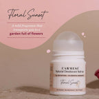 Carmesi Natural Underarm Roll On Deodorant for Women - Floral Sunset