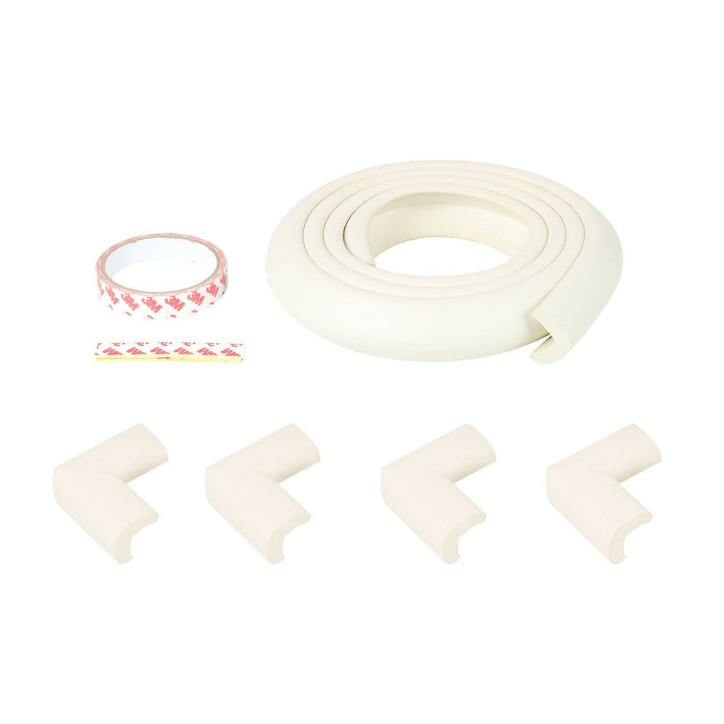 Safe-O-Kid Unique High Density L-Shaped 2 Mtr Long 4 Large Edge Guard With 16 Corner Cushions | Grab2Buy