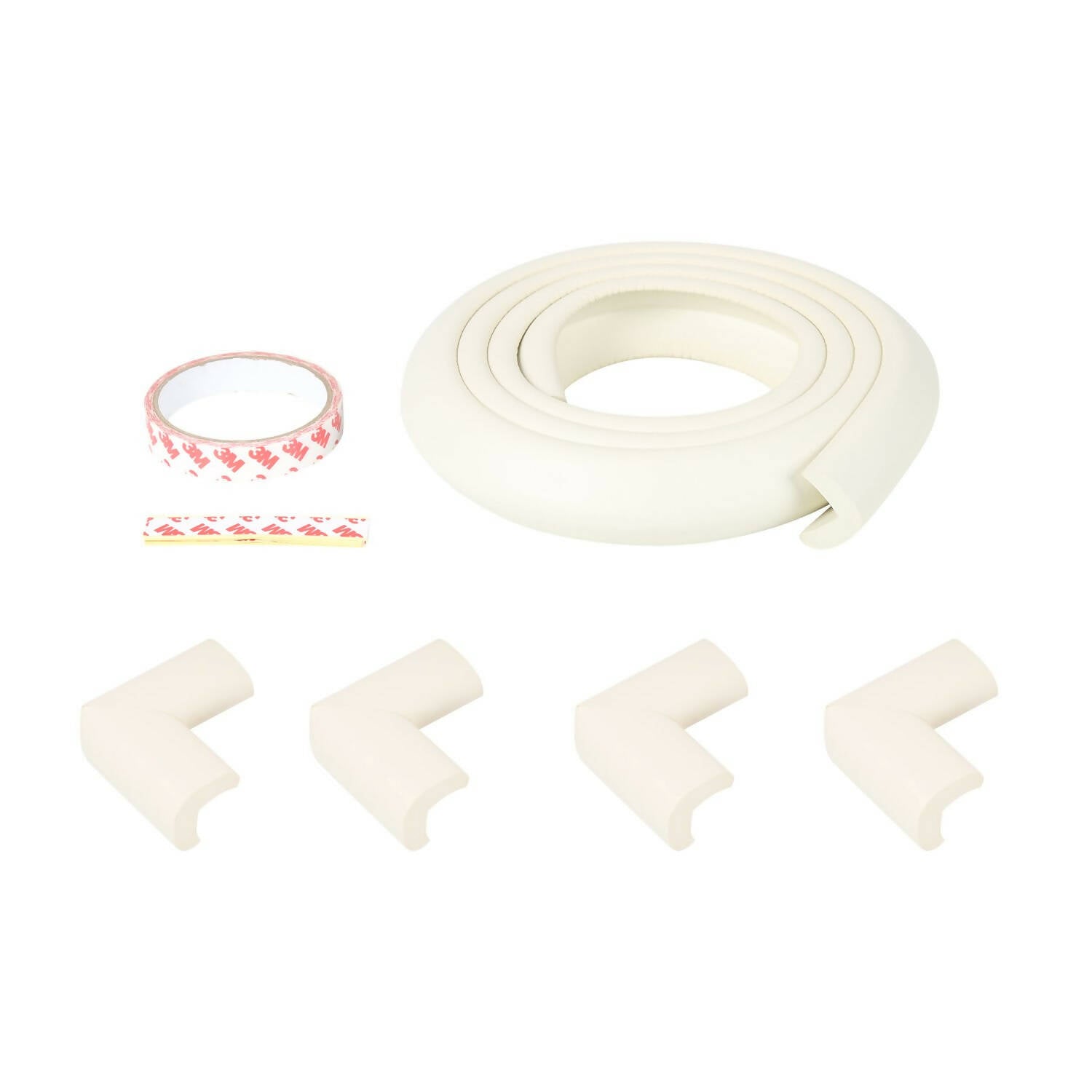 Safe-O-Kid Unique High Density L-Shaped 2 Mtr Long 4 Large Edge Guard With 16 Corner Cushions | Grab2Buy