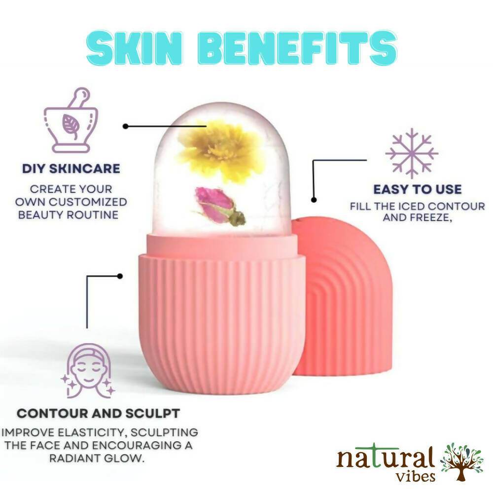 Natural Vibes Ice Facial Roller for Face, Neck and Under Eye | Grab2Buy