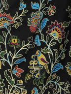 Mominos Fashion Black Floral Design Palazzo | Grab2Buy