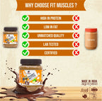 Fit Muscles Chocolate Creamy Peanut Butter | Grab2Buy