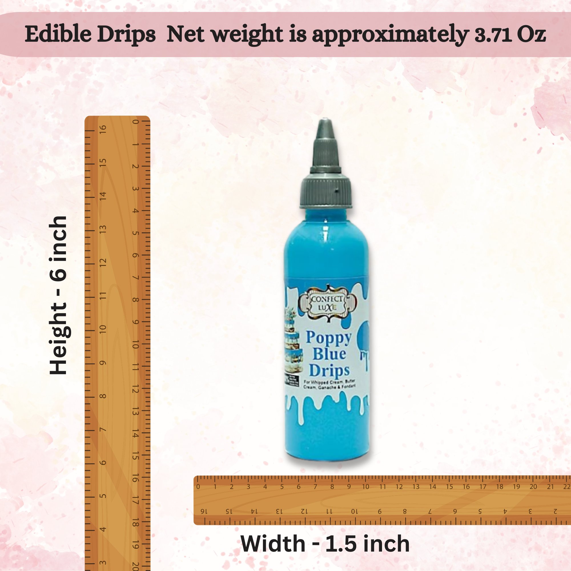Confect Poppy Blue | Edible Drips | Grab2Buy